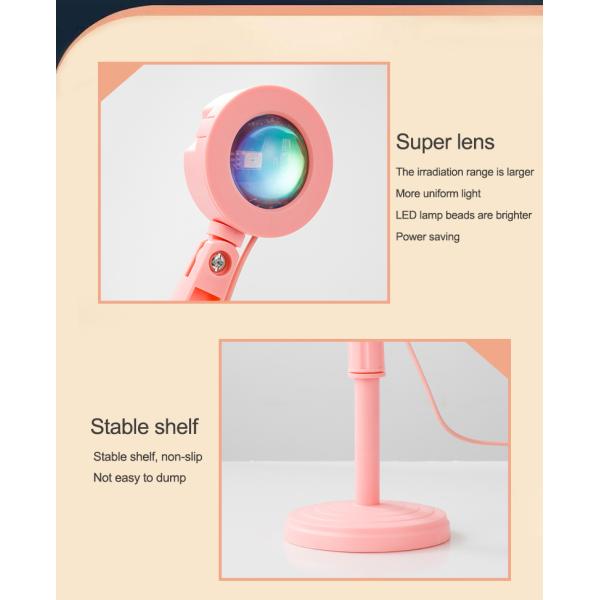 Лампа пола проекции захода солнца радуги СИД USB DC5V для домашнего оформления