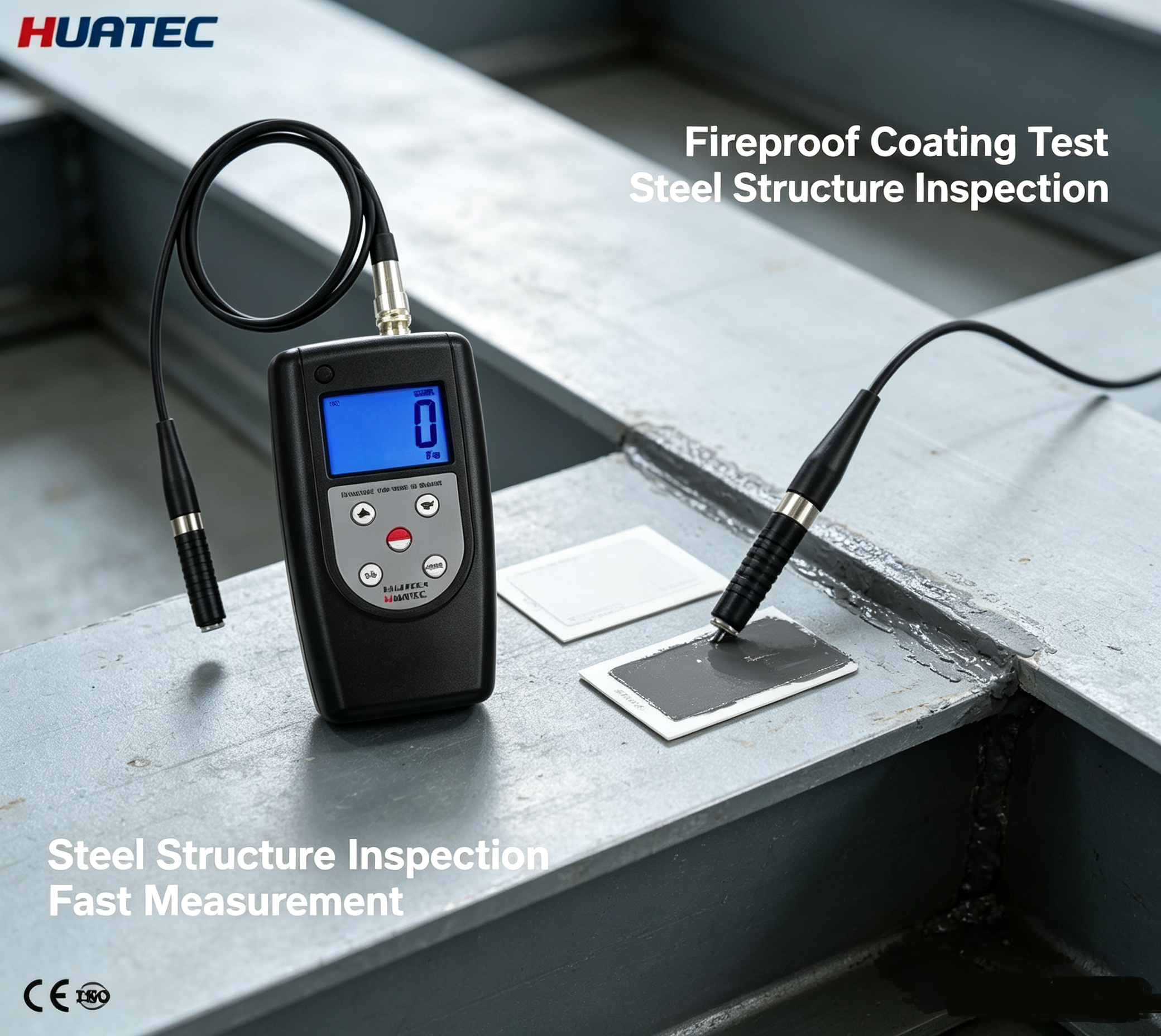 TG-2200CN High Accuracy Eddy Current Thickness Meter Single Continuous Mode for Anodizing Paint Enamel Coating Test