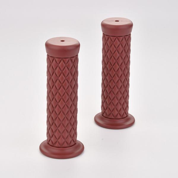 Replace/Repair Purpose Customized 22mm PVC Rubber Retro Motorcycle Handlebar Grips