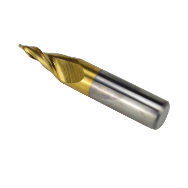Steel Tungsten Carbide Endmills 65 Degrees Mini Engraving Milling Cutter For Acrylic Sheets