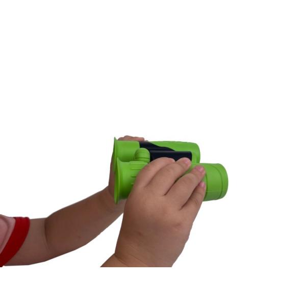 RoHS Children's Toy Binoculars , 8x21 Child Size Binoculars Shock Resistant