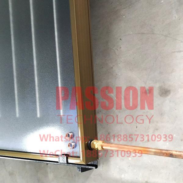 2m2 Blue Flat Plate Solar Collector 100L Flat Panel Solar Water Heater