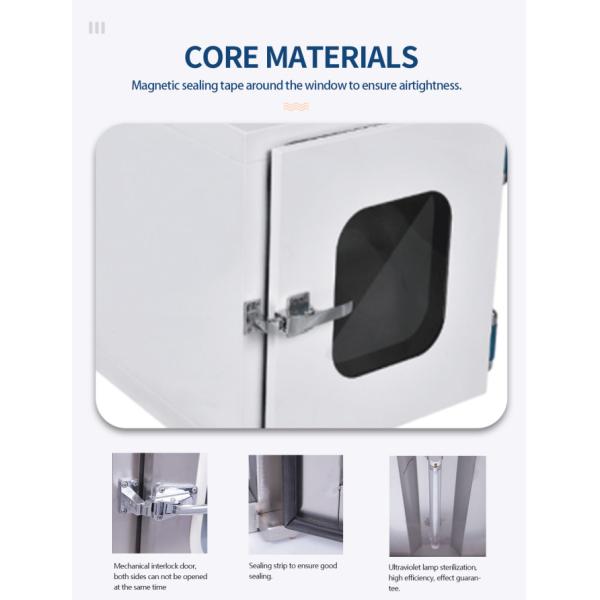 Équipement de salle blanche en acier inoxydable 380V 50HZ 99,99% 0,3um Boîte de dépôt de douche à air