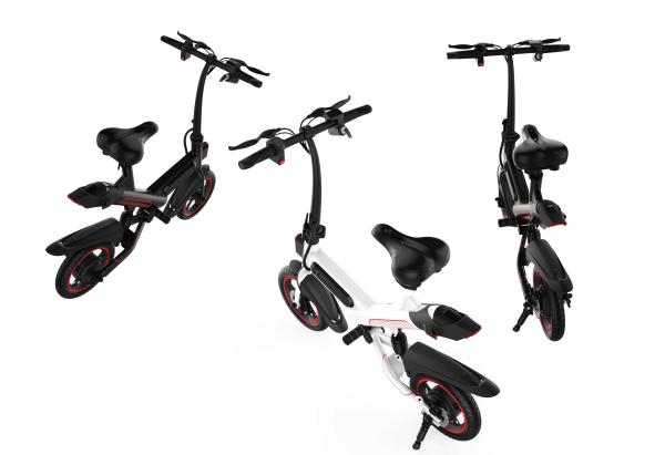 Multi Functional Small Folding Electric Bike Triangle Body Design Durable