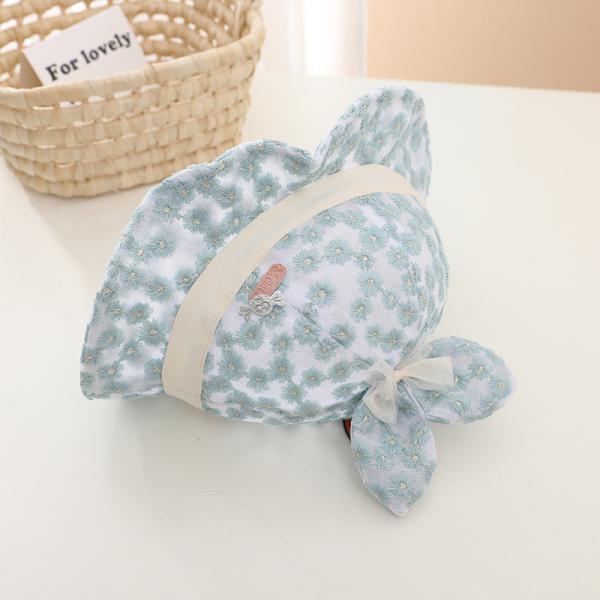 Double Side Cotton bucket hat women's outdoor sun protection fishing hat