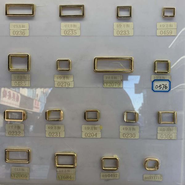 1.8mm Thickness Square Metal Hooks For Adjuster Hand Bag Frame