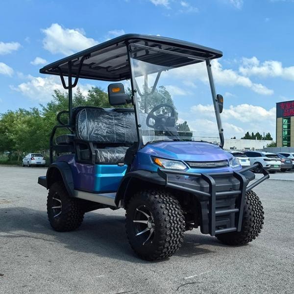 China Factory Price Road Legal Electric Golf Cart 4 Seater Customized CE Certificatation Off-road Tires