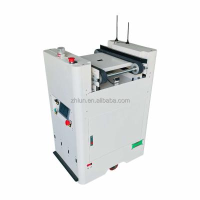 Robô de transporte material guiado automatizado industrial Autocharge do veículo do Agv da correia 50KG