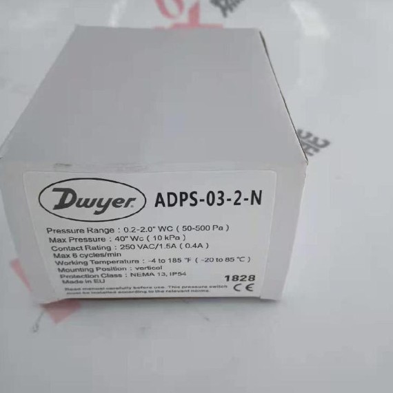 Dwyer Micro Pressure Switch Differential Pressure Switch ADPS-03-2-N