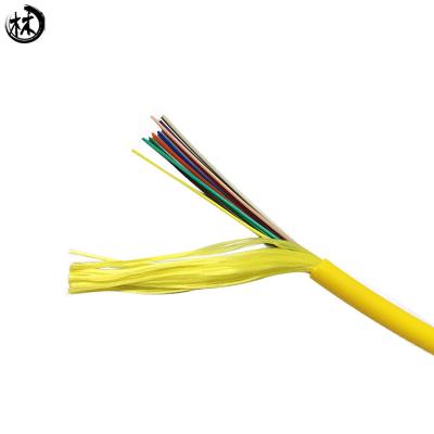 Desgaste interno do cabo de fibra ótica do cabo de distribuição de 12 núcleos - de alta elasticidade resistente