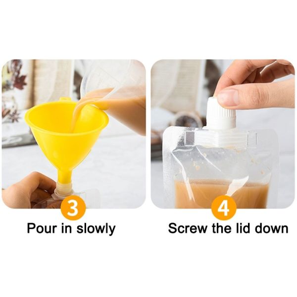 Degradable Spout Pouch Packaging Personalized Drink Pouches For Juice
