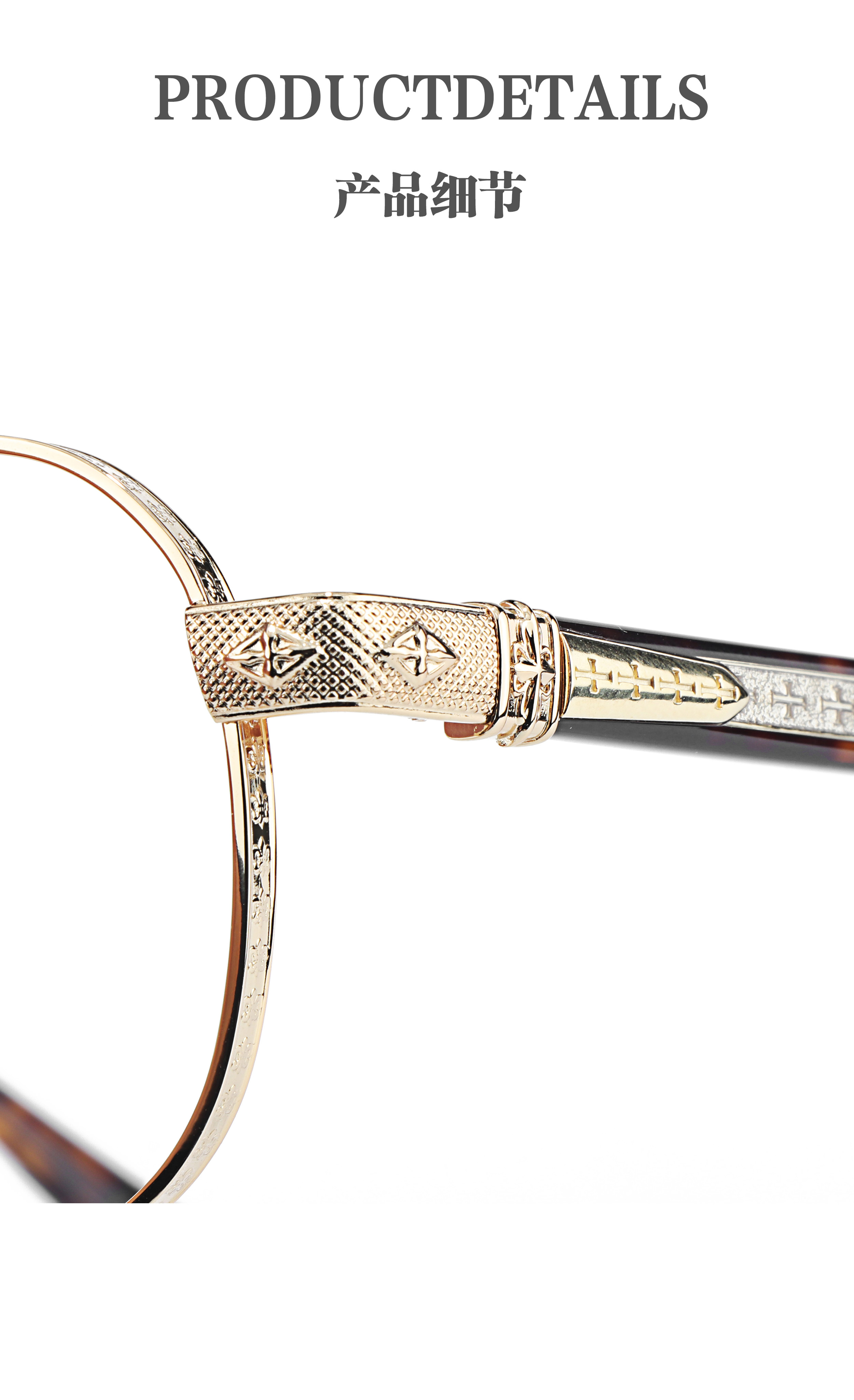 Advanced Pure Titanium Eyeglass Frame Gold Silver Optical Prescription Luxury Brand pilot Reading Glasses Women Thick Eye Frame