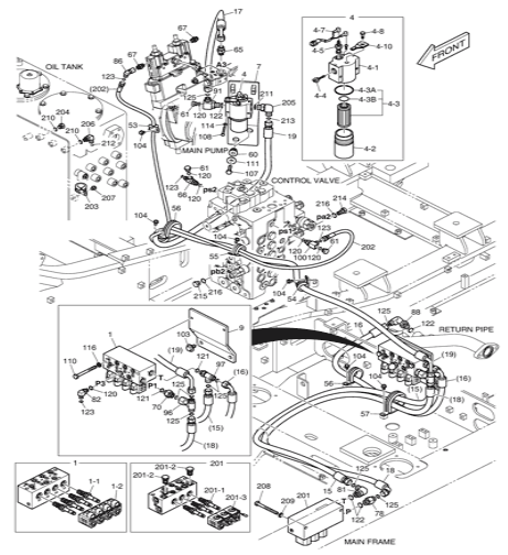 300715-00038 катушка 24V для электрических частей экскаватора DOOSAN DX225LC-3