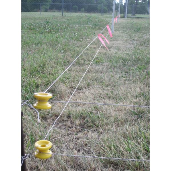 a cerca elétrica Corner Insulator End do HDPE do furo de prego de 11mm estica a cerca elétrica Insulator