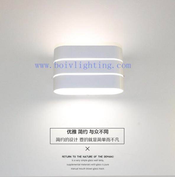 Modern Simple Square Wall Sconces Lights Creative Acrylic LED Bedside Lamp For Room