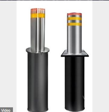 350W Integrated Hydraulic Rising Bollards 20KN Hydraulic Bollards For Security