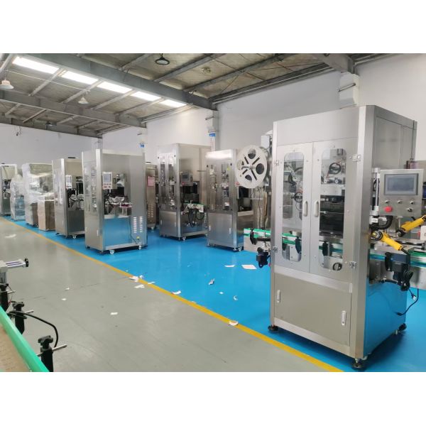 HF-250M Automatic Sleeve Label Applicator for Jars with High Speed