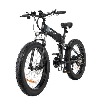 48V 12.8AH IPX7 Waterproof Full Suspension Electric Mountain Bike 1000W