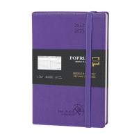 Planejador acadêmico amigável roxo de Poprun ECO um tamanho médio de 16 meses