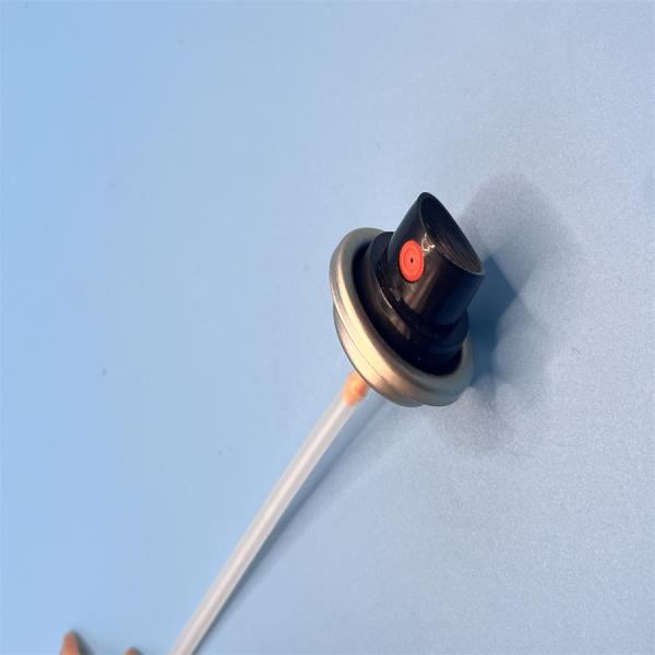 Standard Natural Spray Paint Aerosol Valve Clear Lacquered Tinplate Mounting Cup