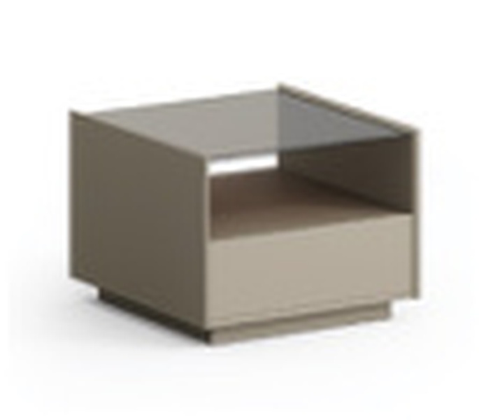 DOMI Side Office Occasional Tables Geometric Frame Sturdy Metal Legs
