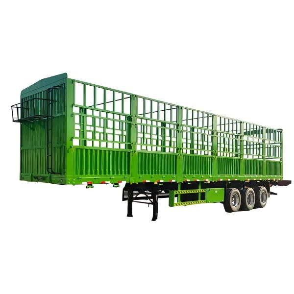 CIMC Factory Direct steel material mechanical suspension 2/3 Axle 40 Feet Sidewall Multi Purpose Cargo Bulk Fence Semi Trailer