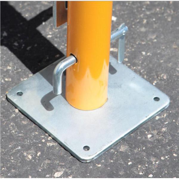 Small Electro Galvanized 30MM Steel Scaffolding Parts Jack Base Plate