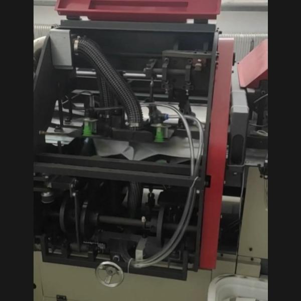 100-120 bolsas/minuto Máquina de coser con manga de calor frío usada para bolsas tejidas