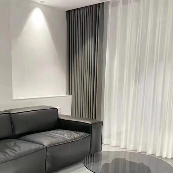 Modern Velvet Hotel Type Curtains Blackout Flexible Adjustable