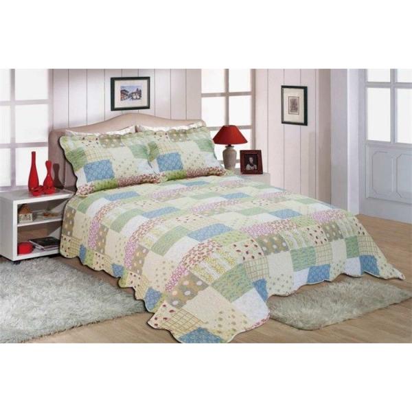 Chrysanthemum Pattern Colourful Quilt Covers , Home King Queen Size Bed Quilt Covers