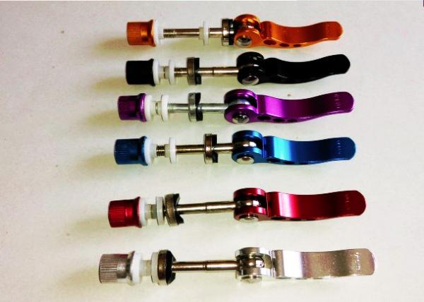 Outdoor Bicycle Quick Release Aluminium Alloy Bike Seat Post Clamp Skewer Bolt Mountain Bike Road Bike Seat Tube Clamp