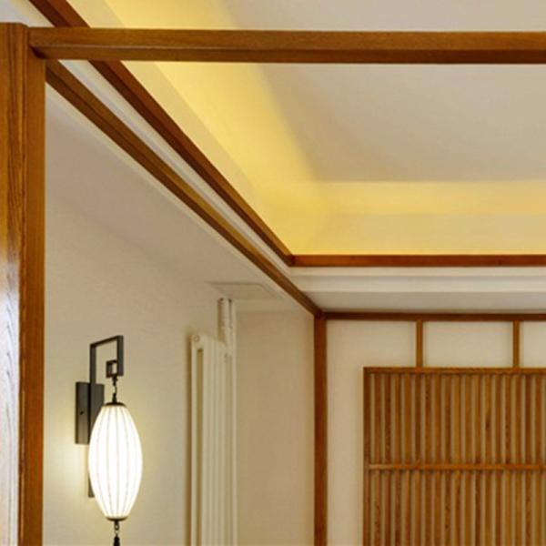 Classical Chinese Style Festive Quaint Rural Wood Red Lantern Wall Lamps(WH-OR-92)