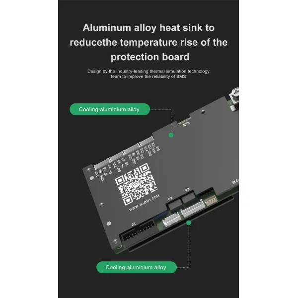 Jikong V19 Jkbms Jk-Pb2a16s20p 8s/24V 16s/48V Household Energy Inverter BMS Active Balancer 1A Heat Canbus RS485 Uart