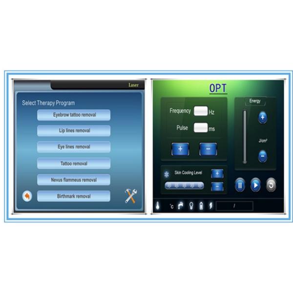 1 - 10 HZ Frequency E- Light IPL RF Machine For Permanent Hair Removal / Skin Rejuvenation