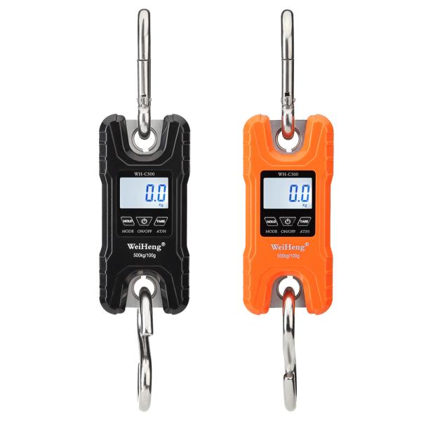 Balance de grue électronique chaude en plastique ABS 500KG Weiheng Crochet de pesée numérique Balance suspendue WH-C500 pour pesée lourde