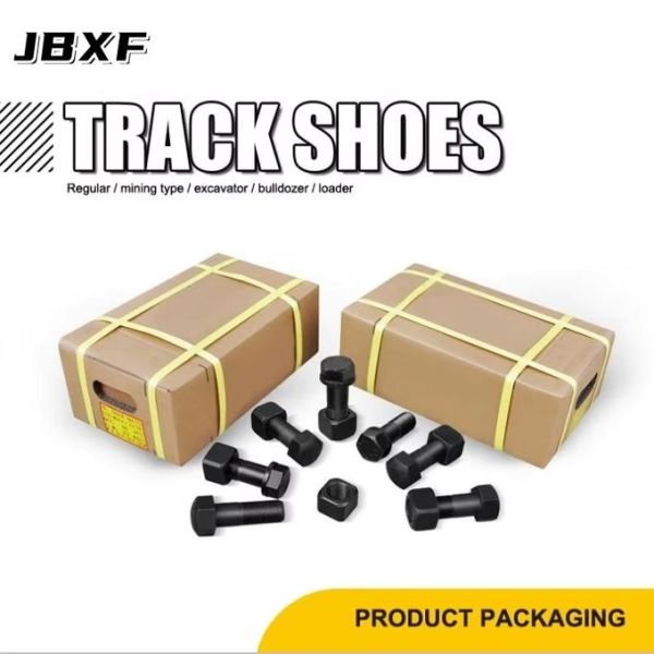 Track Bolt M22×80mm For Komatsu PC400 / PC400-7 / PC400-8 Excavators OEM 208-32-51210 Grade 12.9 Track Shoe Bolt