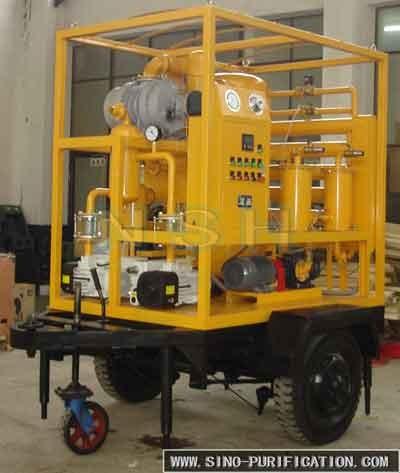 3P 380V Turbine Dehydration Insulation Oil Purifier