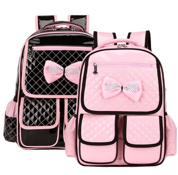 Korean schoolbag shoulder bag cute princess girls PU backpack schoolbag children