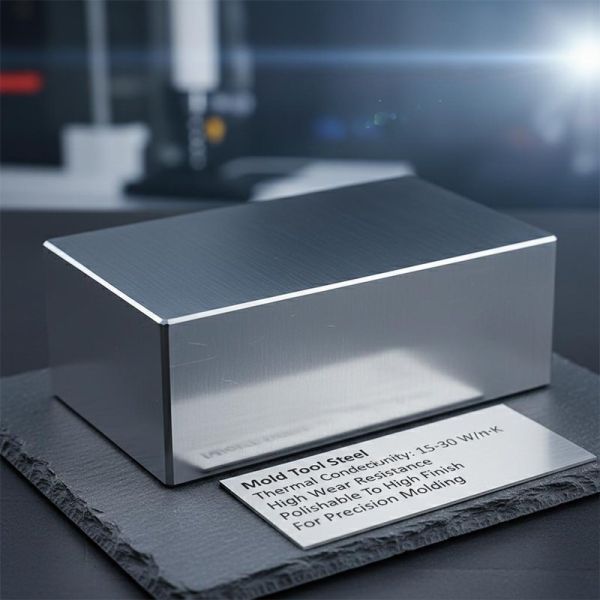 Mold Tool Steel with Thermal Conductivity 15-30 W/m·K High Wear Resistance and Polishable To High Finish for Precision Molding