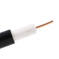 Antenne de cuivre nue de noir du mâle RG6 RG11 rf CATV de champ de vision du câble V75-7