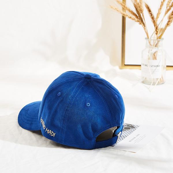 Бейсбольная кепка корд логотипа вышивки взрослая на зима