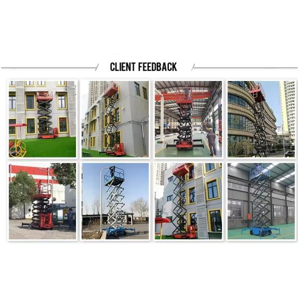 6м 8м 10м 12м 14м 16м электрический ножничный подъемник с воздушной рабочей платформой