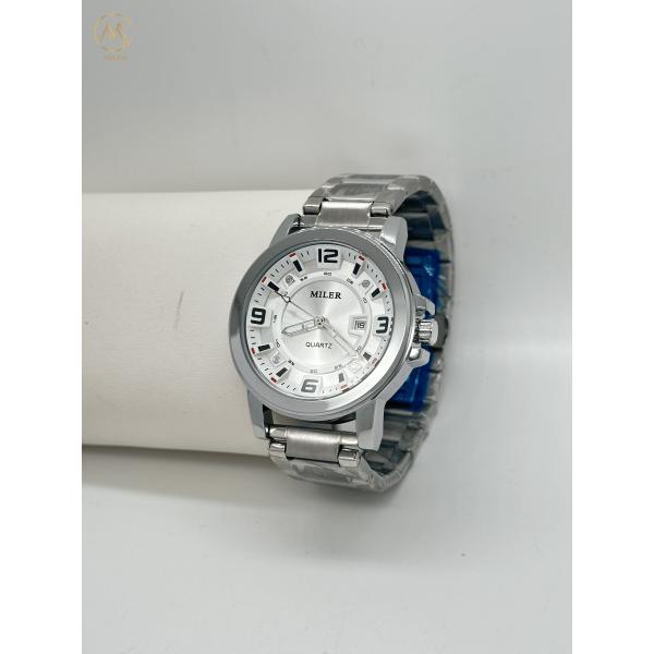 New Casual Sport Men Luxury Waterproof Quartz Watch with Stainless Steel Band