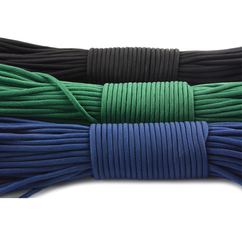 100FT 7 Inner Cores 550lbs Polyester 4mm Paracord PB0056 Customizable for Your Market
