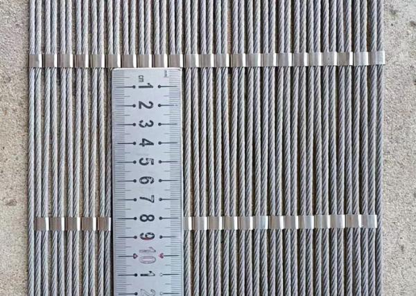Ponte Flexível de aço inoxidável Cable Netting Anti alcalino 4,0 mm fio