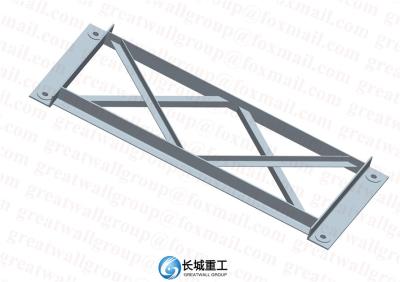 Firm Bailey Bridge Components Bracing Vertical Frame For TR / QR