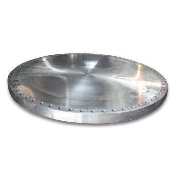 Flanges cegas da tubulação