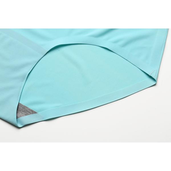 Anti-Static Seamless Underwear Female Breathable Ice Silk Mid Waist Underwear