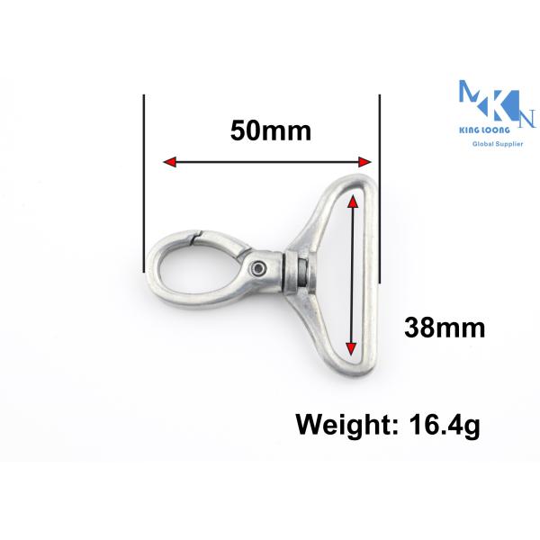 Custom Made Metal Snap Clips / Swivel Clasp Hooks Luggage Hardware Accessories