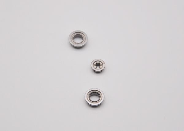 High Precision P5 Inch Flanged Ball Bearing FR155ZZS Gcr15 / Stainless Steel Material